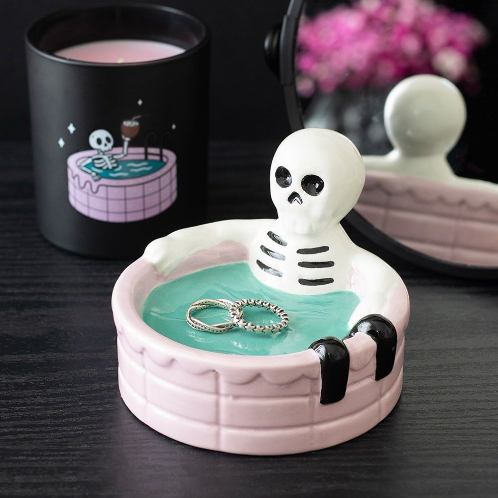 Something Different - Dead Cool Skeleton Plateau Ã  bijoux/Trinket dish - Multicolore